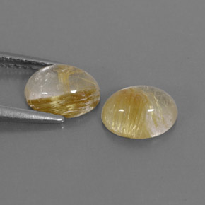  ct natürliche gelber Rutilquarz-Edelsteine, Transparent, Transparent / Lichtdurchlässig