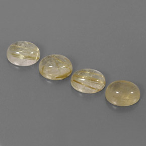  ct natürliche gelber Rutilquarz-Edelsteine, Transparent, Transparent / Lichtdurchlässig