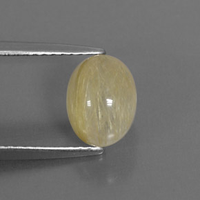 1,82 ctw natürlicher gelber Rutilquarz, Transparent, Transparent / Lichtdurchlässig