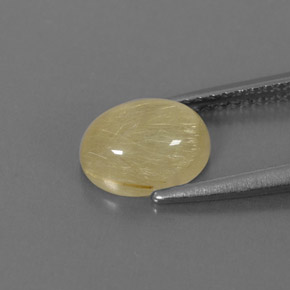 1,82 ctw natürlicher gelber Rutilquarz, Transparent, Transparent / Lichtdurchlässig