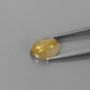 1,73 ctw natürlicher gelber Rutilquarz, Transparent, Transparent / Lichtdurchlässig