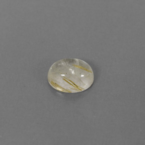 1,47 ctw natürlicher gelber Rutilquarz, Transparent, Transparent / Lichtdurchlässig