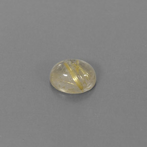 1,48 ctw natürlicher gelber Rutilquarz, Transparent, Transparent / Lichtdurchlässig