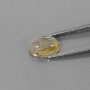 1,61 ctw natürlicher gelber Rutilquarz, Transparent, Transparent / Lichtdurchlässig