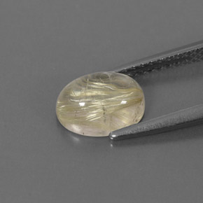 1,60 ctw natürlicher gelber Rutilquarz, Transparent, Transparent / Lichtdurchlässig