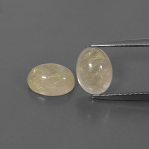  ct natürliche gelber Rutilquarz-Edelsteine, Transparent, Transparent / Lichtdurchlässig