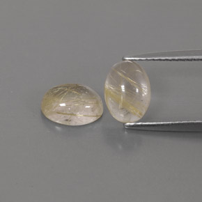  ct natürliche gelber Rutilquarz-Edelsteine, Transparent, Transparent / Lichtdurchlässig
