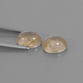  ct natürliche gelber Rutilquarz-Edelsteine, Transparent, Transparent / Lichtdurchlässig