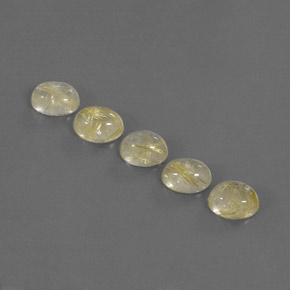  ct natürliche gelber Rutilquarz-Edelsteine, Transparent, Transparent / Lichtdurchlässig