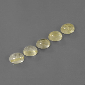  ct natürliche gelber Rutilquarz-Edelsteine, Transparent, Transparent / Lichtdurchlässig