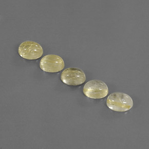  ct natürliche gelber Rutilquarz-Edelsteine, Transparent, Transparent / Lichtdurchlässig