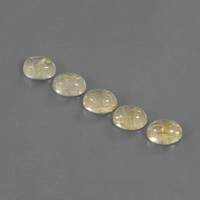 ct natürliche gelber Rutilquarz-Edelsteine, Transparent, Transparent / Lichtdurchlässig