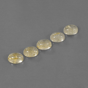  ct natürliche gelber Rutilquarz-Edelsteine, Transparent, Transparent / Lichtdurchlässig