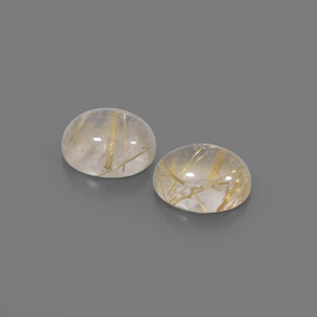  ct natürliche gelber Rutilquarz-Edelsteine, Transparent, Transparent / Lichtdurchlässig