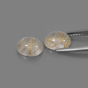  ct natürliche gelber Rutilquarz-Edelsteine, Transparent, Transparent / Lichtdurchlässig