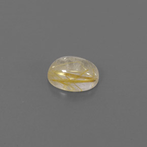 1,42 ctw natürlicher gelber Rutilquarz, Transparent, Transparent / Lichtdurchlässig