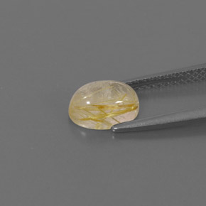 1,42 ctw natürlicher gelber Rutilquarz, Transparent, Transparent / Lichtdurchlässig