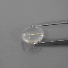 1,64 ctw natürlicher gelber Rutilquarz, Transparent, Transparent / Lichtdurchlässig