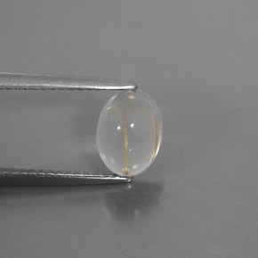 1,64 ctw natürlicher gelber Rutilquarz, Transparent, Transparent / Lichtdurchlässig