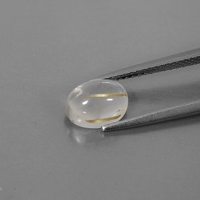 1,64 ctw natürlicher gelber Rutilquarz, Transparent, Transparent / Lichtdurchlässig