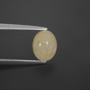 1,63 ctw natürlicher gelber Rutilquarz, Transparent, Transparent / Lichtdurchlässig