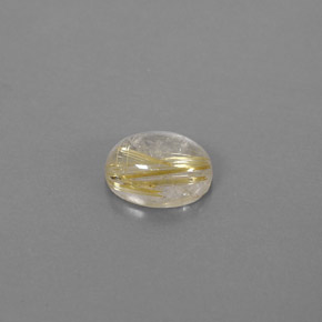 1,69 ctw natürlicher gelber Rutilquarz, Transparent, Transparent / Lichtdurchlässig