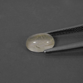 1,35 ctw natürlicher gelber Rutilquarz, Transparent, Transparent / Lichtdurchlässig