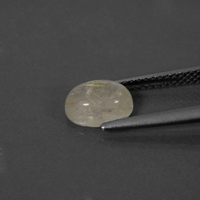 1,46 ctw natürlicher gelber Rutilquarz, Transparent, Transparent / Lichtdurchlässig