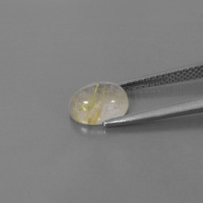 1,68 ctw natürlicher gelber Rutilquarz, Transparent, Transparent / Lichtdurchlässig