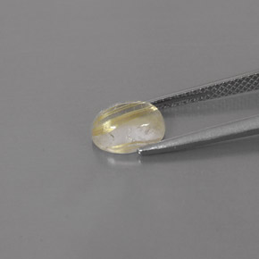 1,54 ctw natürlicher gelber Rutilquarz, Transparent, Transparent / Lichtdurchlässig