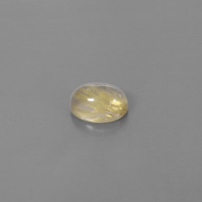 1,45 ctw natürlicher gelber Rutilquarz, Transparent, Transparent / Lichtdurchlässig