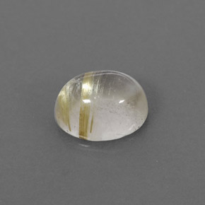 1,45 ctw natürlicher gelber Rutilquarz, Transparent, Transparent / Lichtdurchlässig
