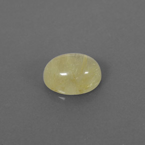 1,58 ctw natürlicher gelber Rutilquarz, Transparent, Transparent / Lichtdurchlässig