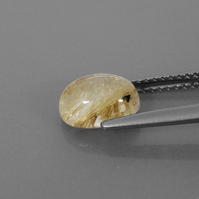 1,65 ctw natürlicher gelber Rutilquarz, Transparent, Transparent / Lichtdurchlässig