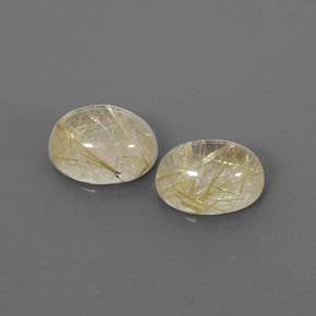  ct natürliche gelber Rutilquarz-Edelsteine, Transparent, Transparent / Lichtdurchlässig