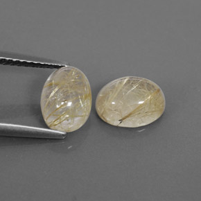  ct natürliche gelber Rutilquarz-Edelsteine, Transparent, Transparent / Lichtdurchlässig