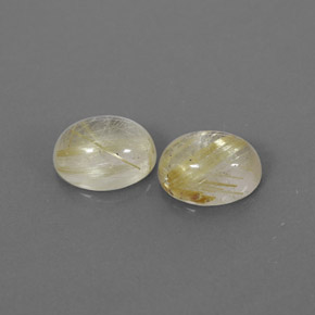 ct natürliche gelber Rutilquarz-Edelsteine, Transparent, Transparent / Lichtdurchlässig