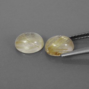  ct natürliche gelber Rutilquarz-Edelsteine, Transparent, Transparent / Lichtdurchlässig