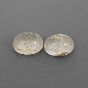  ct natürliche gelber Rutilquarz-Edelsteine, Transparent, Transparent / Lichtdurchlässig