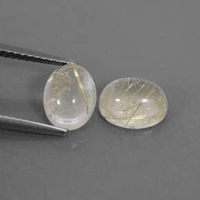  ct natürliche gelber Rutilquarz-Edelsteine, Transparent, Transparent / Lichtdurchlässig