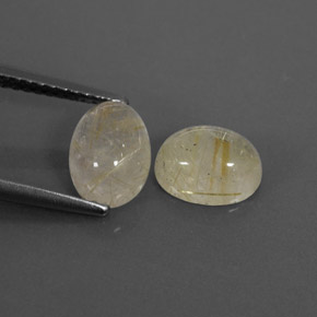  ct natürliche gelber Rutilquarz-Edelsteine, Transparent, Transparent / Lichtdurchlässig