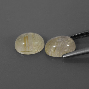  ct natürliche gelber Rutilquarz-Edelsteine, Transparent, Transparent / Lichtdurchlässig