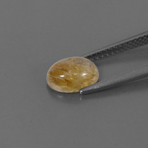 1,48 ctw natürlicher gelber Rutilquarz, Transparent, Transparent / Lichtdurchlässig