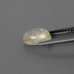 1,52 ctw natürlicher gelber Rutilquarz, Transparent, Transparent / Lichtdurchlässig
