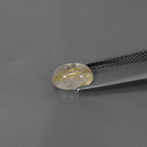 1,33 ctw natürlicher gelber Rutilquarz, Transparent, Transparent / Lichtdurchlässig