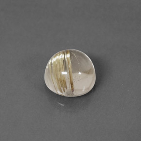 1,99 ctw natürlicher gelber Rutilquarz, Rundschliff, Transparent