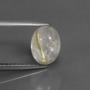 1,48 ctw natürlicher gelber Rutilquarz, Transparent, Transparent / Lichtdurchlässig