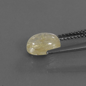 1,51 ctw natürlicher gelber Rutilquarz, Transparent, Transparent / Lichtdurchlässig