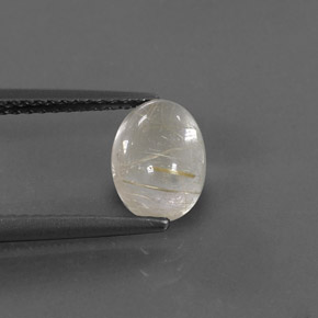 1,40 ctw natürlicher gelber Rutilquarz, Transparent, Transparent / Lichtdurchlässig