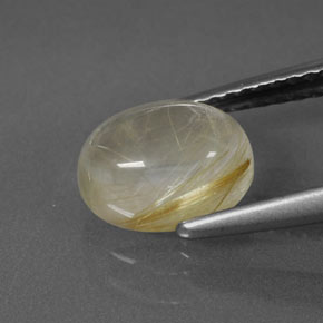 1,70 ctw natürlicher gelber Rutilquarz, Transparent, Transparent / Lichtdurchlässig